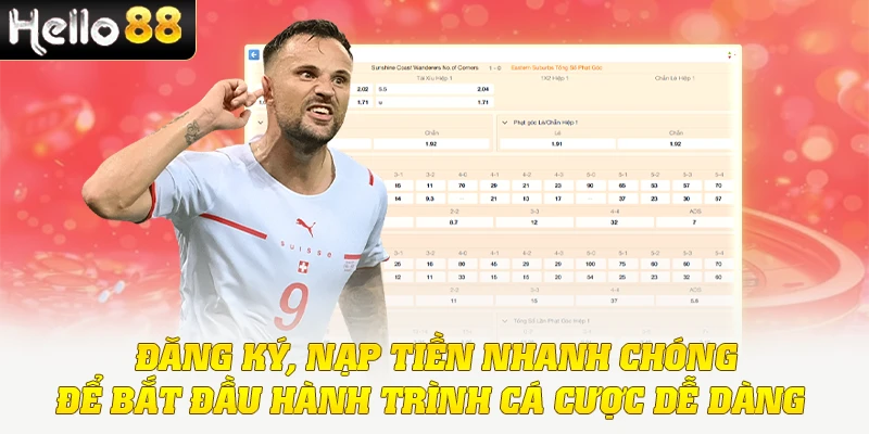 Cá Cược Bóng Online Trên Điện Thoại - Trải Nghiệm Tiện Lợi 4 Đăng ký, nạp tiền nhanh chóng để bắt đầu hành trình cá cược dễ dàng